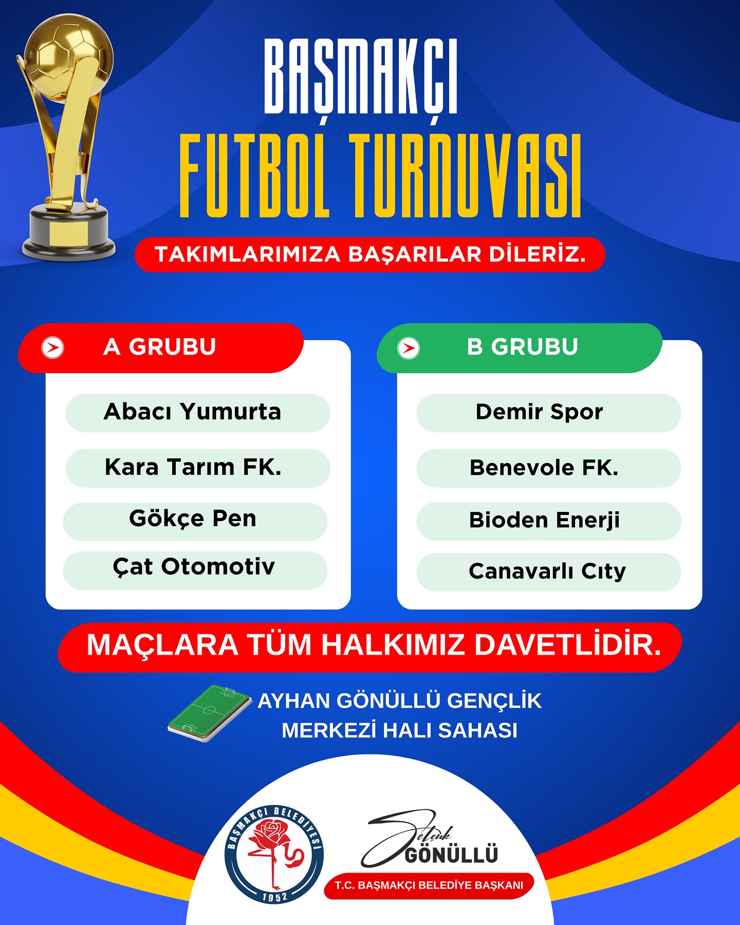 Başmakçı Belediyesi Futbol Turnuvası Başlıyor: Heyecan Dorukta!