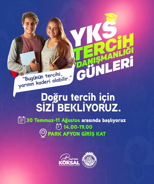 Afyonkarahisar Belediyesi YKS Tercih Danışmanlığı ile Geleceğe Yön Veriyor