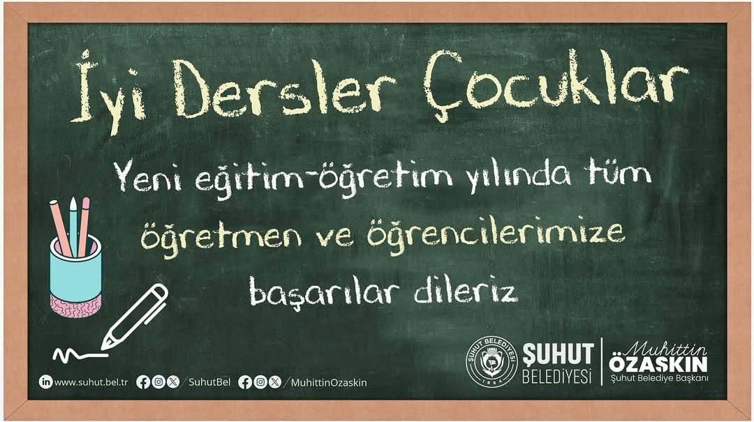 Afyonkarahisar Şuhut'ta Yeni Eğitim Dönemi Başladı