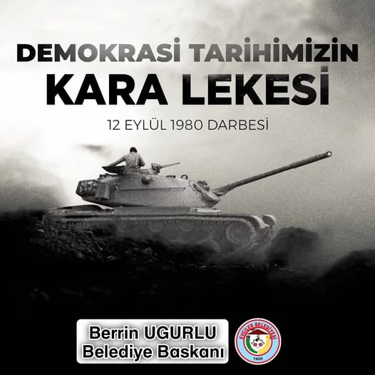 Evciler Belediyesi 12 Eylül Darbesini Kınadı