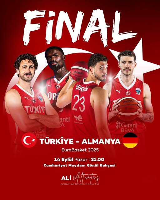 Afyonkarahisar Çobanlar Belediyesi'nden Milli Basketbol Takımı'na Destek