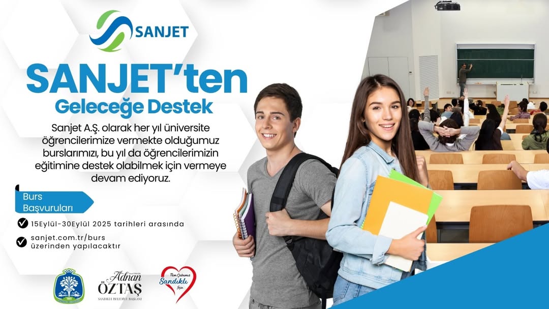 Sandıklı Belediyesi SANJET ile Öğrencilere Burs Desteği Sağlıyor