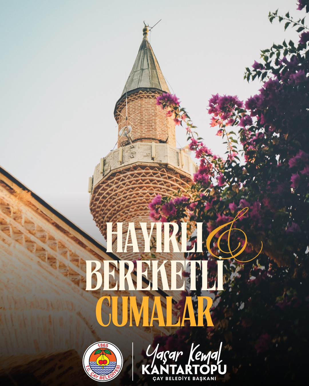 Afyonkarahisar Çay Belediyesi'nden Cuma Mesajı