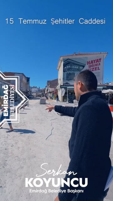 Afyonkarahisar Emirdağ Cumhuriyet Meydanı Yenileniyor