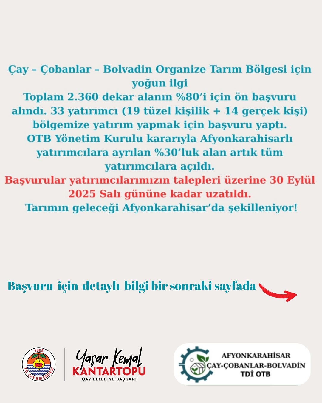 Afyonkarahisar Çay Belediyesi Duyuruları