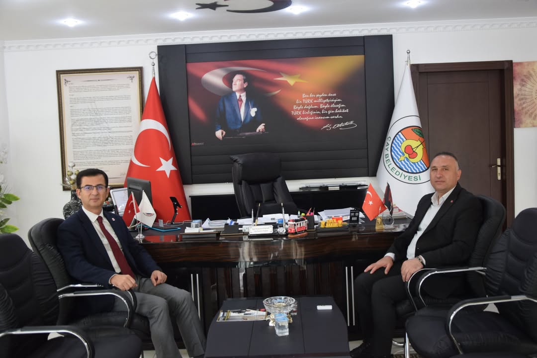 Çay Belediye Başkanı, Çevre Şehircilik ve İklim Değişikliği İl Müdürlüğü'nü Ziyaret Etti