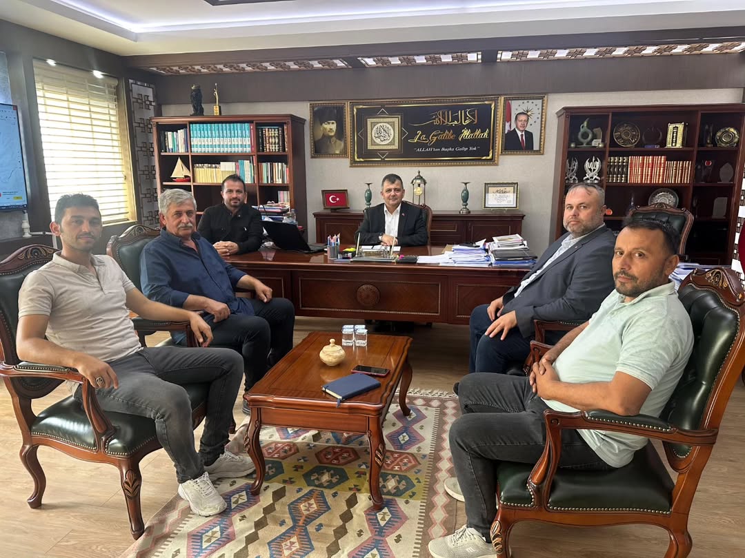AK Parti Çifteler Teşkilatından Emirdağ Belediye Başkanı Serkan Koyuncu'ya İş Birliği Ziyareti