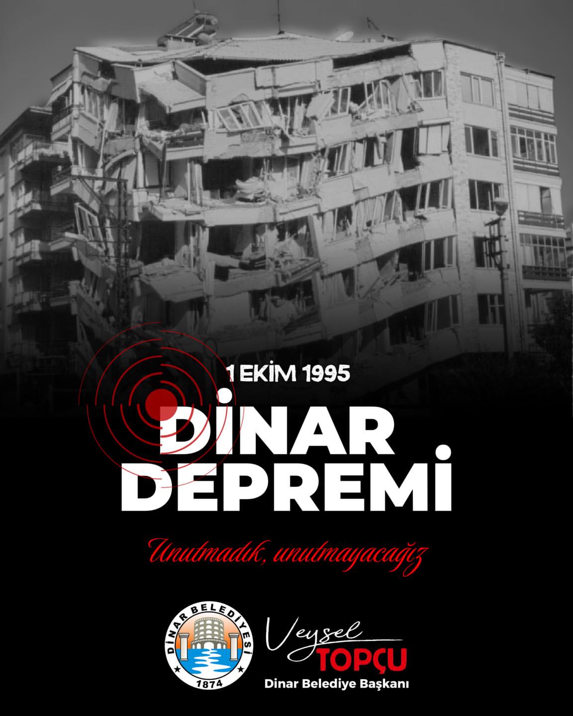 Dinar'da 1995 Depremi Anma Etkinlikleri: Deprem Simülasyon Tırı ve Lokma İkramı