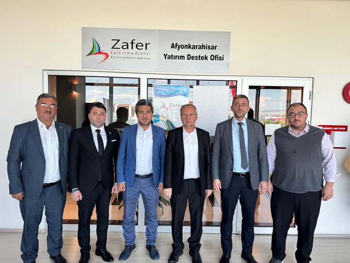 Sinanpaşa Belediyesi'nden Zafer Kalkınma Ajansı'na Yatırım Ziyareti
