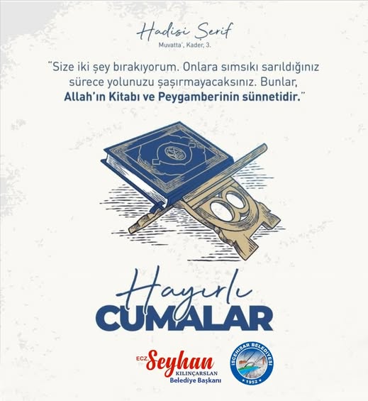 İscehisar Belediye Başkanı'ndan Cuma Mesajı