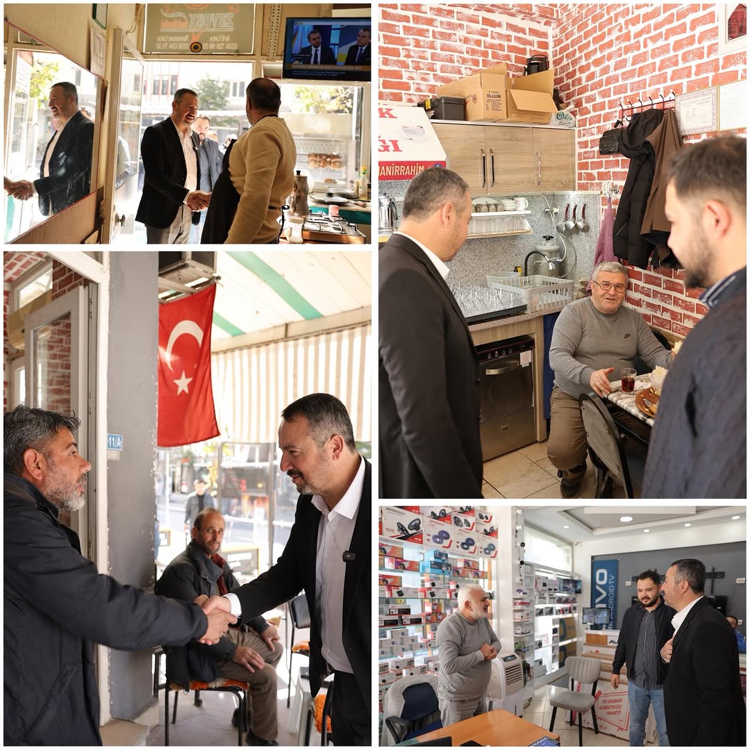 Sandıklı Belediye Başkanı Adnan Öztaş, İlçe Esnafını Ziyaret Etti